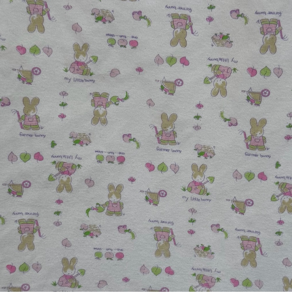 McBaby Farmer Bunny Baby Blanket